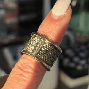 Henri Bendel Silver and Gold Tone Ring